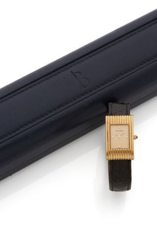 null BOUCHERON

Bracelet watch in 18K yellow gold 750‰, Reflet model, the rectangular...