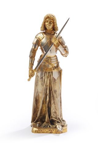 null Felix-Maurice CHARPENTIER (1858-1924)

Joan of Arc 

Bronze proof with golden...