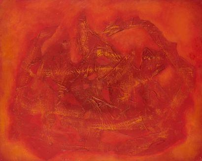 null René GUIETTE (1893-1976)

Composition in red (untitled) 

Mixed media signed...