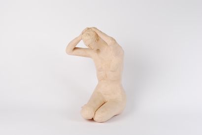 null Ecole Moderne 

Nu féminin.

Sculpture en plâtre.

H. 24 cm