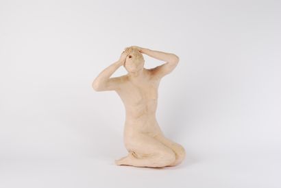 null Ecole Moderne 

Nu féminin.

Sculpture en plâtre.

H. 24 cm