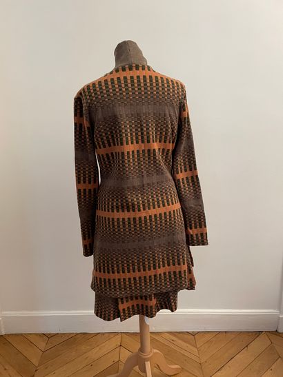 null BAZAR by CHRISTIAN LACROIX 

Geometric patterned knitwear set including a tunic...