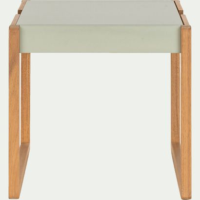 null 2 x Bureau pour enfant en acacia vert olivier L52,4cm l52,4cm H50cm

Prix public...