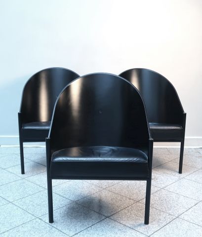 Philippe STARCK (1949) 
Suite de trois fauteuils...