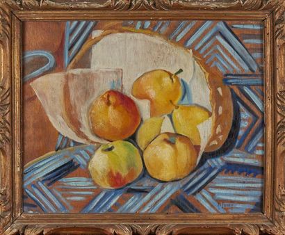 null Ecoles Modernes

Trois natures mortes aux fruits 

Huile sur toile et panne...