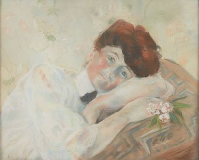 null Ecole française du début du XXe

Portrait de femme au repos

Pastel sur papier...