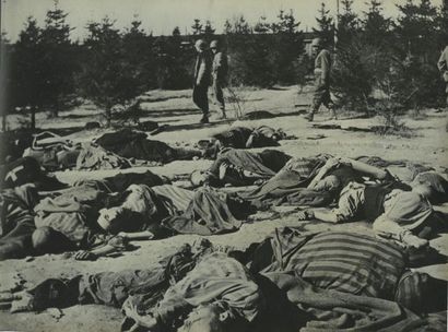 null Camp d’Ohrdruf /Buchenwald, libération , avril 1945. Huit (8) tirages argentiques...