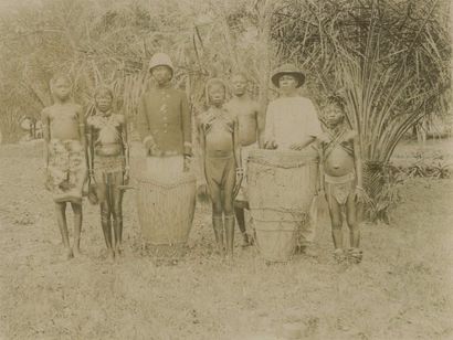 null Unidentified photographer. Africa, Thirty-four (34) photographs in Central African...