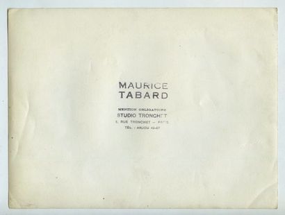 null Maurice TABARD (1897-1984). Ruines antiques à Timgad vers 1930. Tirage argentique...