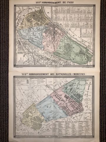 null LABEDOLLIERE/ANDRIVEAU-GOUJON... Lot on Paris. 19th century. Format in-8°. Condition...