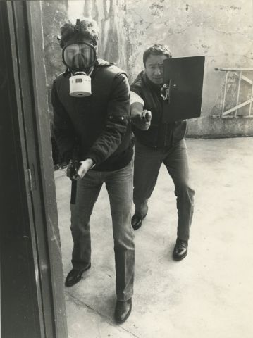 null CHEVOJON and unidentified photographers. Police and policemen, 1927-1975, twenty-three...
