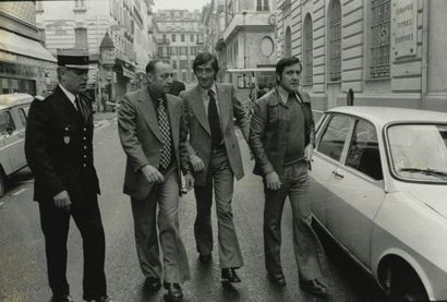 null Photographes non identifié. Albert SPAGGIARI, trois (3) photographies, 1976-1980....