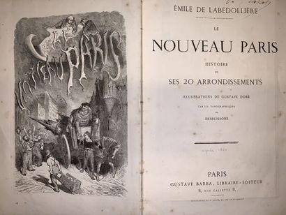 null LABEDOLLIERE/ANDRIVEAU-GOUJON... Lot on Paris. 19th century. Format in-8°. Condition...
