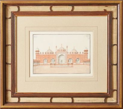 null Quatre vues de monuments indiens, Inde, Company School, XIXe siècle

Ensemble...
