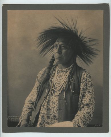 null F.A. RINEHART (1861-1928). Portrait de l’indien Antoine-Moïse Flatheads, 1898....