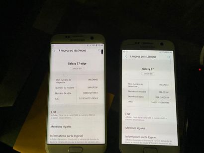 null * 4 TELEPHONES PORTABLES SAMSUNG (S7 - S7 EDGE - S8 - S9) 

Vendus en l'éta...