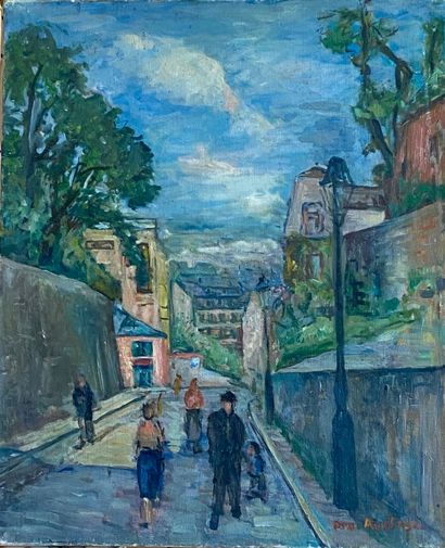 Dominic AVETRANI (1895-1963)

Vue de Montmartre

Huile...