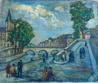 null Dominic AVETRANI (1895-1963)

Vue des quais de Seine à Paris

Huile sur toile...