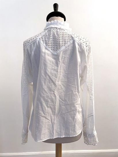 null TSUMORI CHISATO

Beautiful cotton shirt, openwork embroidery and embroidery...