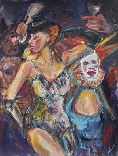 null Erica LUPESCU (20th century)

The Party

Oil on canvas.

Signed lower right.

Size...