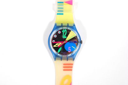 null SWATCH 

Lot of three Swatch water resistant watches; one "Florence" with a...