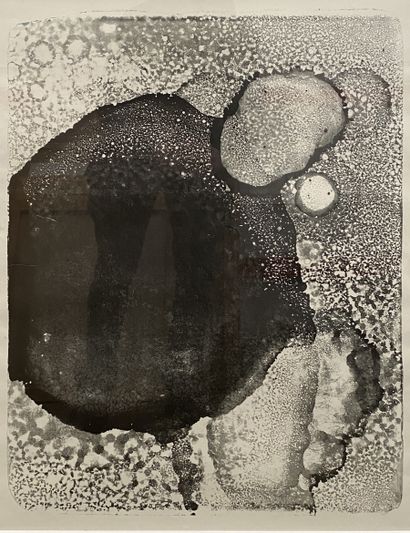 null ATILA (Attila BIRO dit) (1931-1987) 

Lithographie en noir et blanc

Signée...