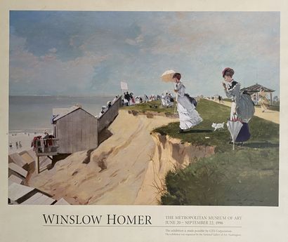null Affiche d'exposition encadrée : Winslow Homer au Metropolitan Museum of Art...