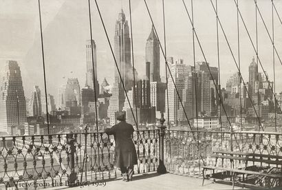 null Affiche encadrée : A view from the bridge 1929 (New-York)