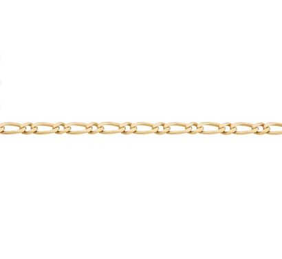 Necklace in yellow gold 18K 750/000 with...
