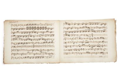 null Manuscrits italiens 101 à 118 d’Overtura ou de Sinfonia orchestrales du XVIIIe...