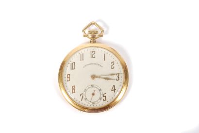 * Pocket watch in 18K yellow gold 750/000...