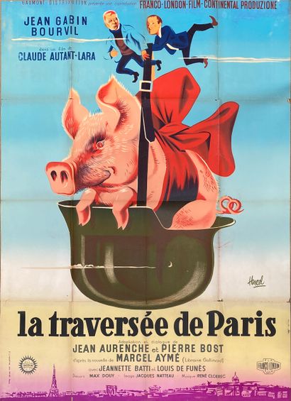 La traversée de Paris 
Affiche de cinéma...