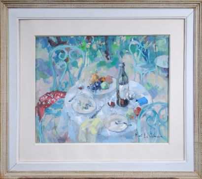 null Henri LE CLERC (XXth century)

Table in the garden

Gouache on paper (warped)...