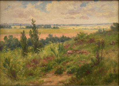 null Georges Frédéric RÖTIG (1873 - 1961)

Paysage de plaine 

Toile marouflée sur...