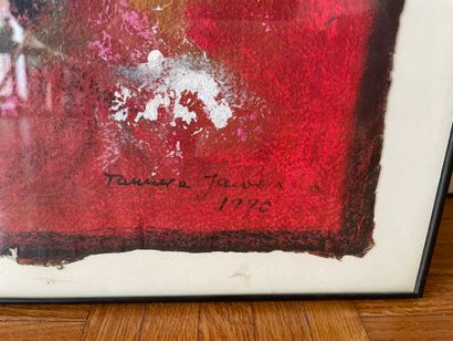 null Tamara JAWORSKA (Xxe siècle) 

Composition en rouge

Aquarelle

55 x 74 cm

Sous...