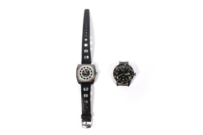 null * Lot de deux montres TIMEX et MATY 

En l'état