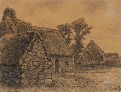 null Charles CORCUFF (1879-1953)

Views of a house 

Two charcoal drawings signed...