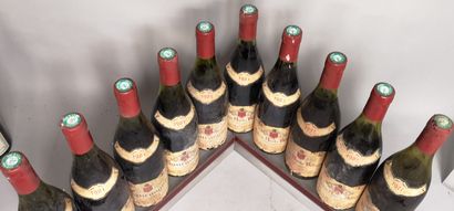  10 bouteilles BOURGOGNE DIVERS - Roger DUPASQUIER A VENDRE EN L'ETAT 
2 de 1982,...