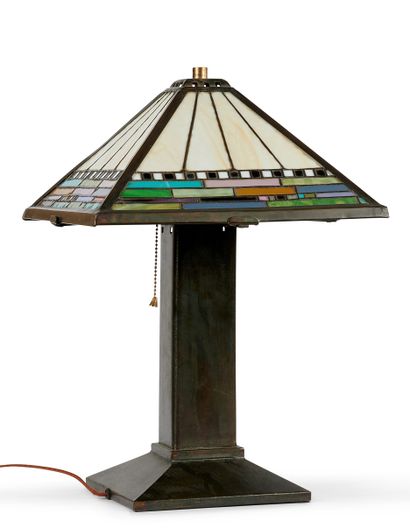 Karl BARRY (dans le goût de) 
Lampe de table...