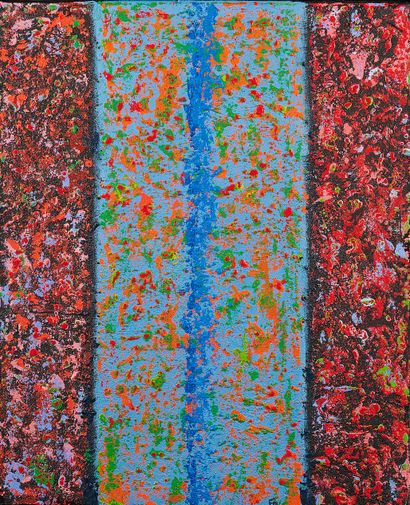 null Franck BRIATTE (Né en 1938)

Composition en bleu, rose et orange

Acrylique...