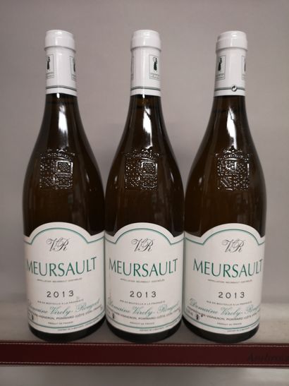 null 3 bouteilles MEURSAULT - VIRELY-ROUGEOT 2013

Etiquettes légèrement tachées...