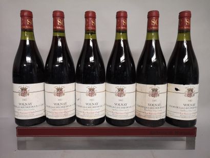 null 6 bouteilles VOLNAY 1er cru "Clos de la Cave des Ducs" - SAVOUR Club 1987

Etiquettes...