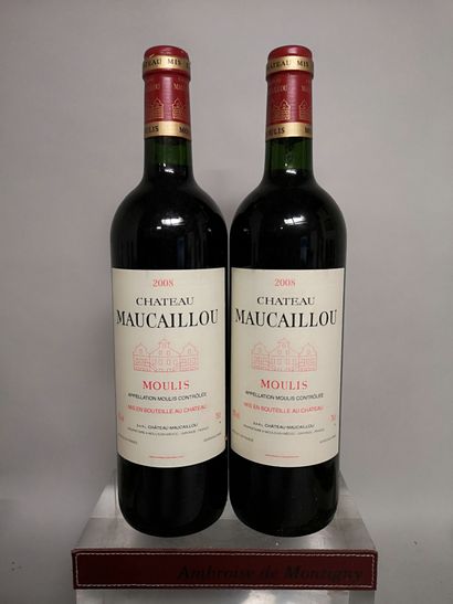 null 2 bouteilles Château MAUCAILLOU - Moulis 2008
