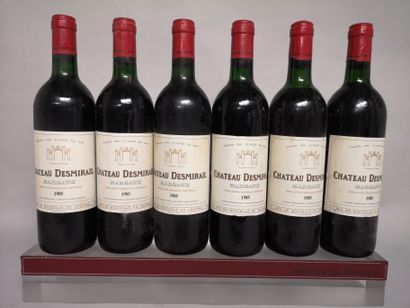 null 6 bouteilles Château DESMIRAIL - 3e Gcc Margaux 1985

Etiquettes légèrement...