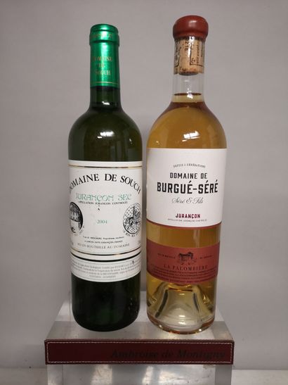 2 bouteilles VINS de JURANCON DIVERS

1 