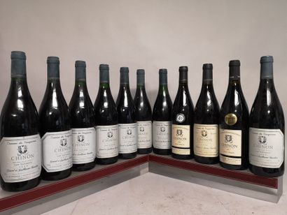 11 bouteilles CHINON - Domaine des BOUQUERRIES...