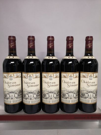 5 bouteilles Château SIMONE Rouge - Palette...