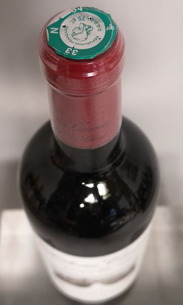 null 1 bouteille Château CANON - 1er Gcc Saint Emilion 2002