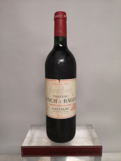 null 1 bouteille Château LYNCH BAGES - 5e Gcc Pauillac 1991

Etiquette légèrement...