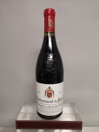 null 1 bouteille CHATEAUNEUF DU PAPE - Domaine de BEAURENARD 1989 

Etiquette légèrement...